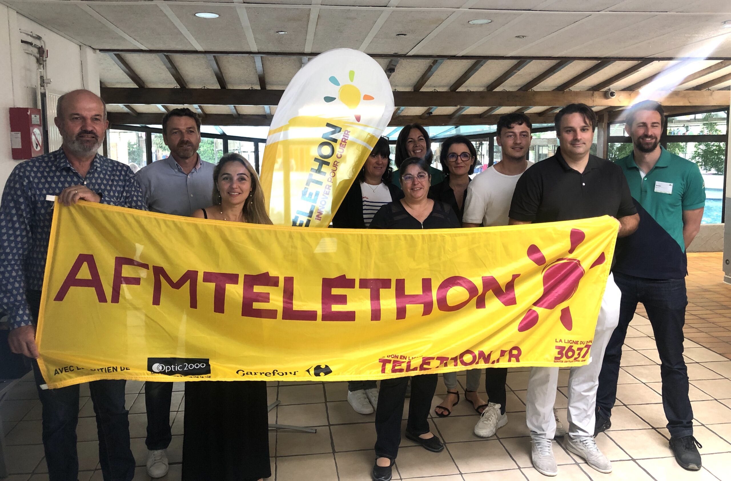 Aquatropic partenaire du Téléthon 2022